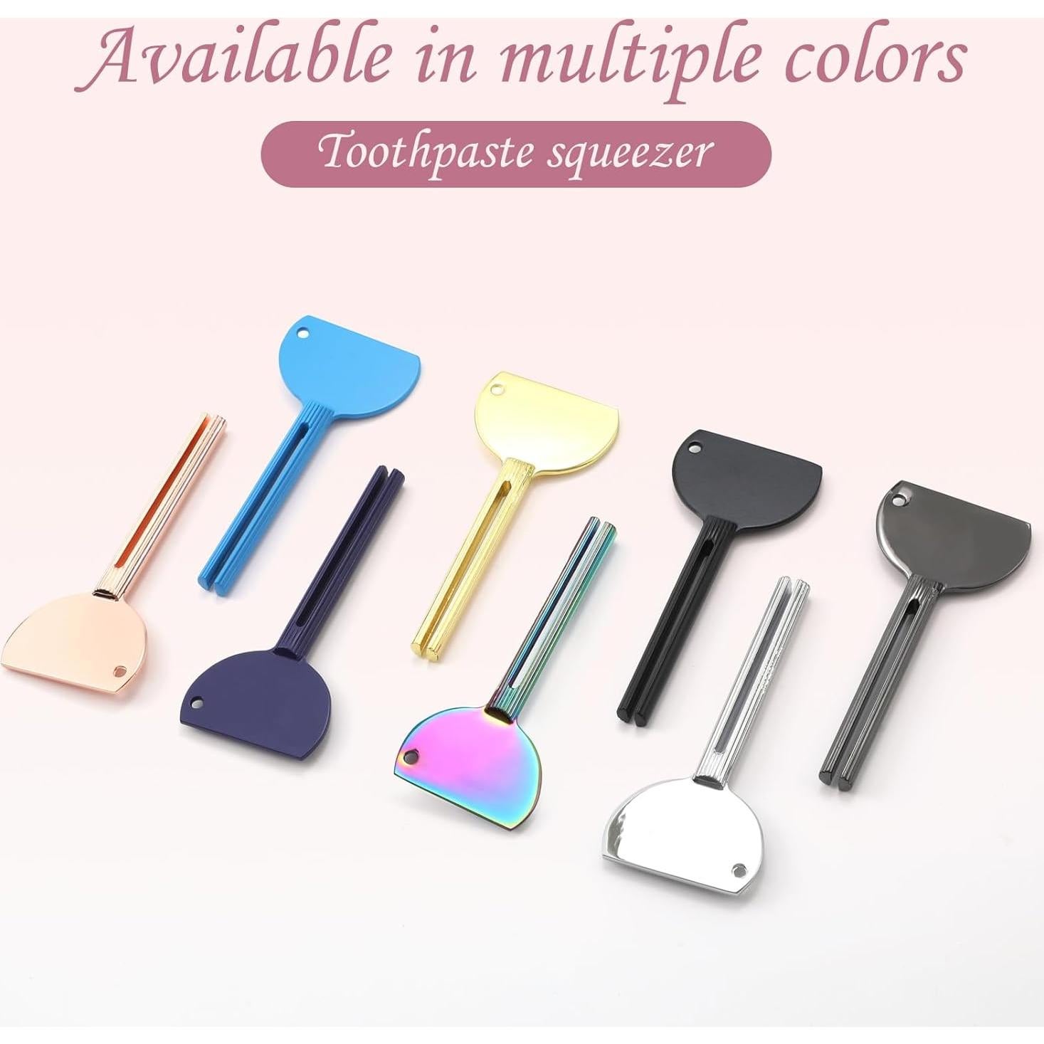 Exprimidor de Tubo de Metal EXEXIUO para Pasta de Dientes y Cosméticos