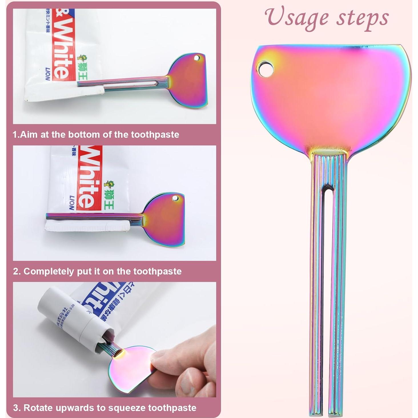 Exprimidor de Tubo de Metal EXEXIUO para Pasta de Dientes y Cosméticos