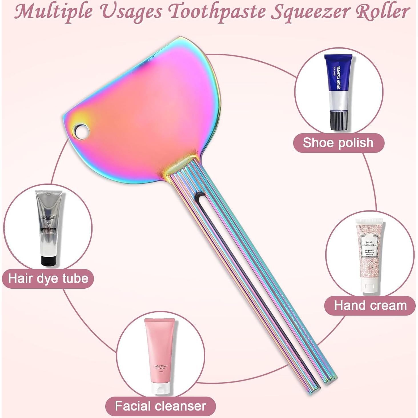 Exprimidor de Tubo de Metal EXEXIUO para Pasta de Dientes y Cosméticos