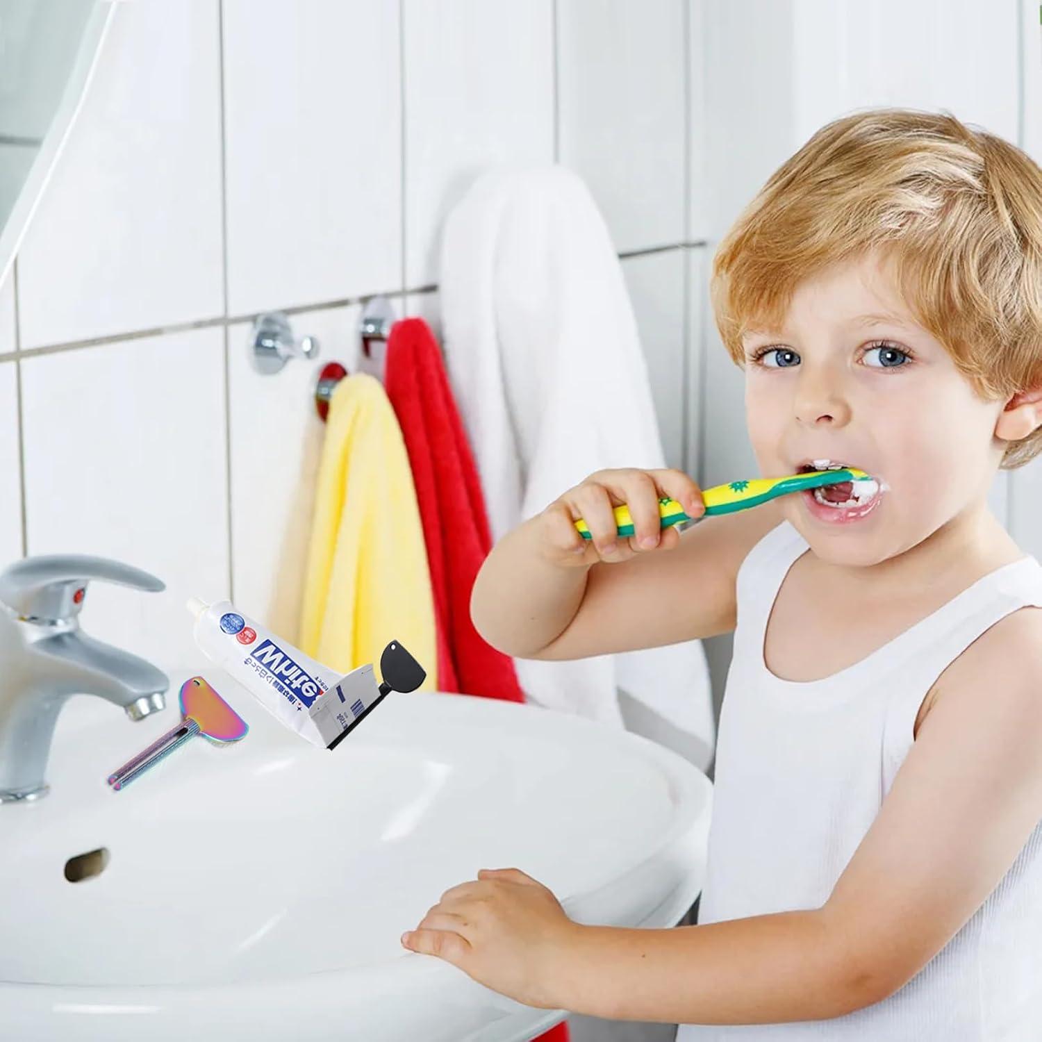 Exprimidor de Tubo de Metal EXEXIUO para Pasta de Dientes y Cosméticos