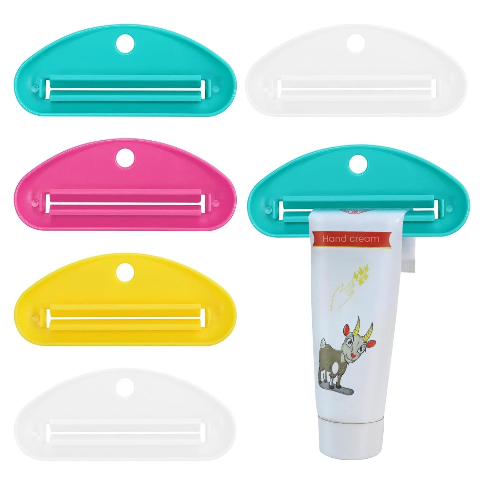 5 Exprimidores de Tubo de Pasta de Dientes SMLBJUTE - Plástico Duradero