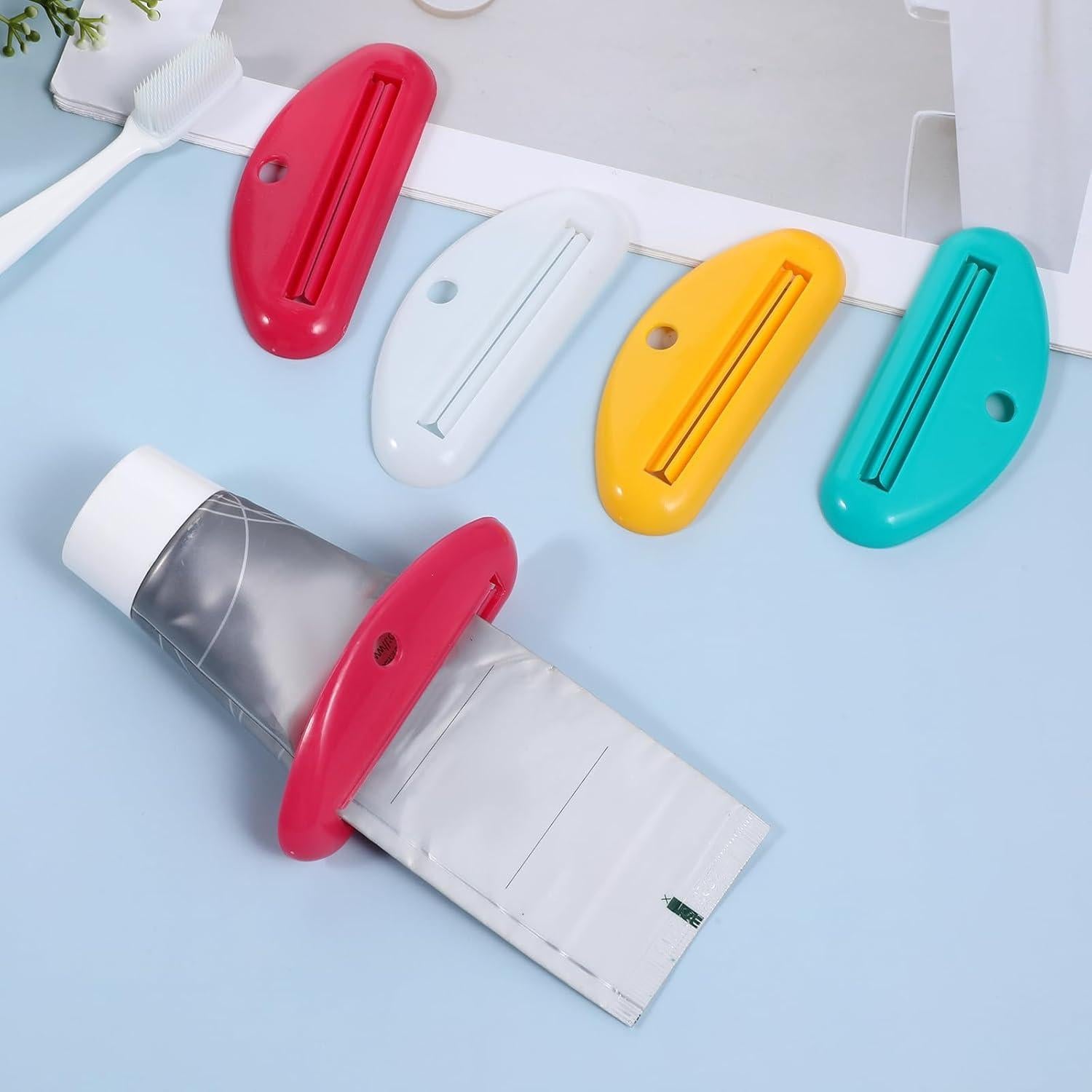 8 Exprimidores de Pasta de Dientes Piriuuo Multiusos ABS