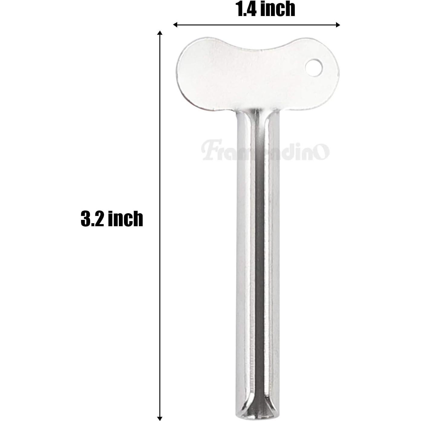 10 Llaves Dispensadoras de Pasta de Dientes Framendino Acero Inoxidable