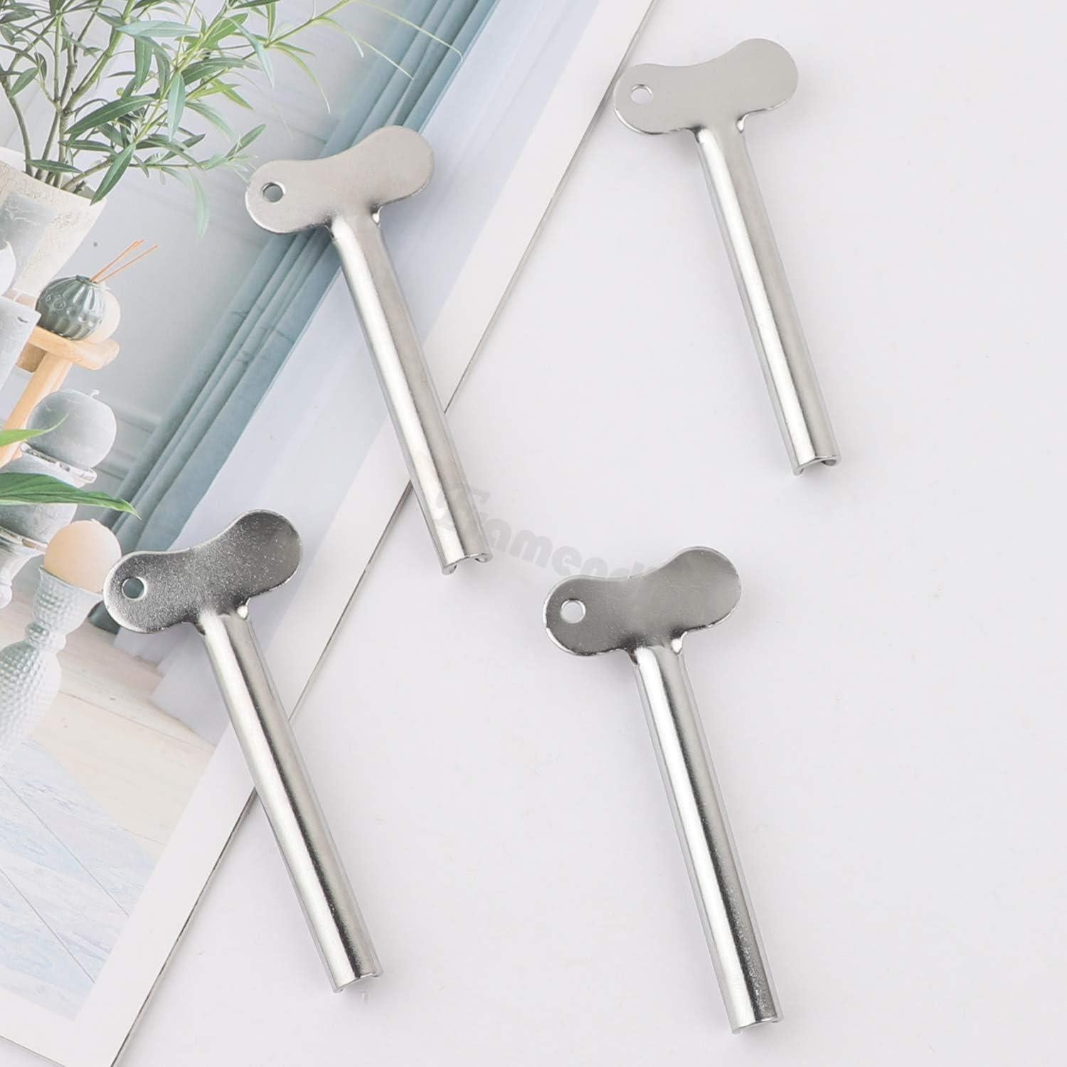 10 Llaves Dispensadoras de Pasta de Dientes Framendino Acero Inoxidable