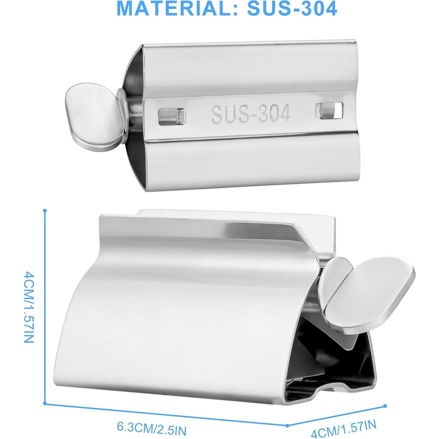 Exprimidor de Tubos de Acero Inoxidable Alldrmtrue - Juego de 2