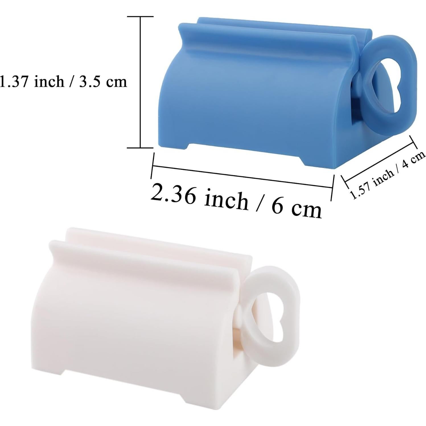 Exprimidor de Pasta de Dientes Inxens - 2 Unidades Azul y Blanco