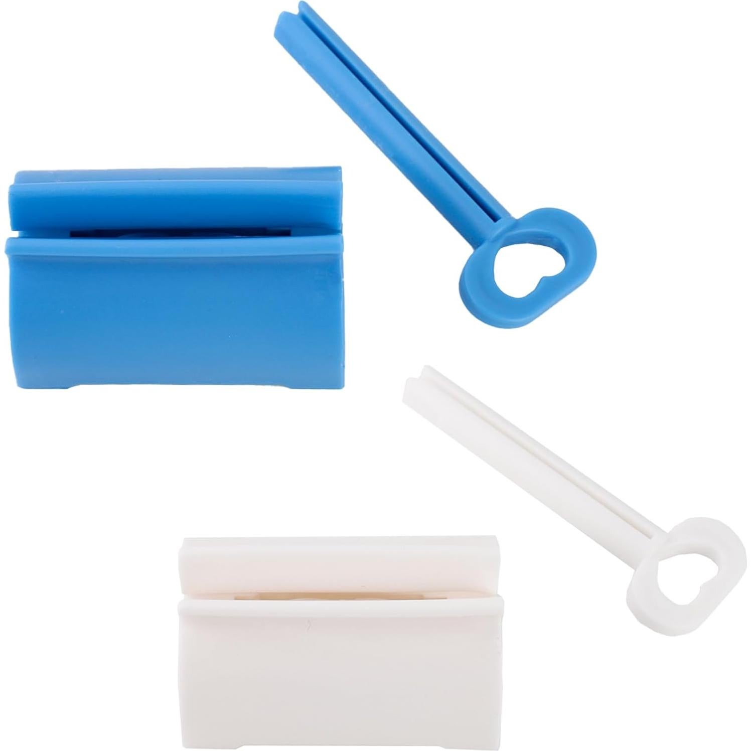 Exprimidor de Pasta de Dientes Inxens - 2 Unidades Azul y Blanco