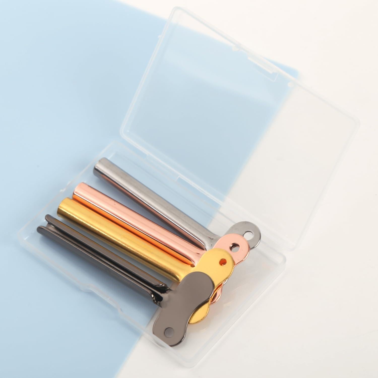 Exprimidores de Pasta de Dientes ASUNFO - Acero Inoxidable, 4 Colores