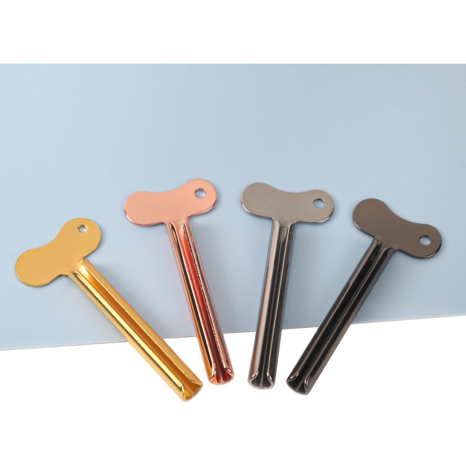 Exprimidores de Pasta de Dientes ASUNFO - Acero Inoxidable, 4 Colores