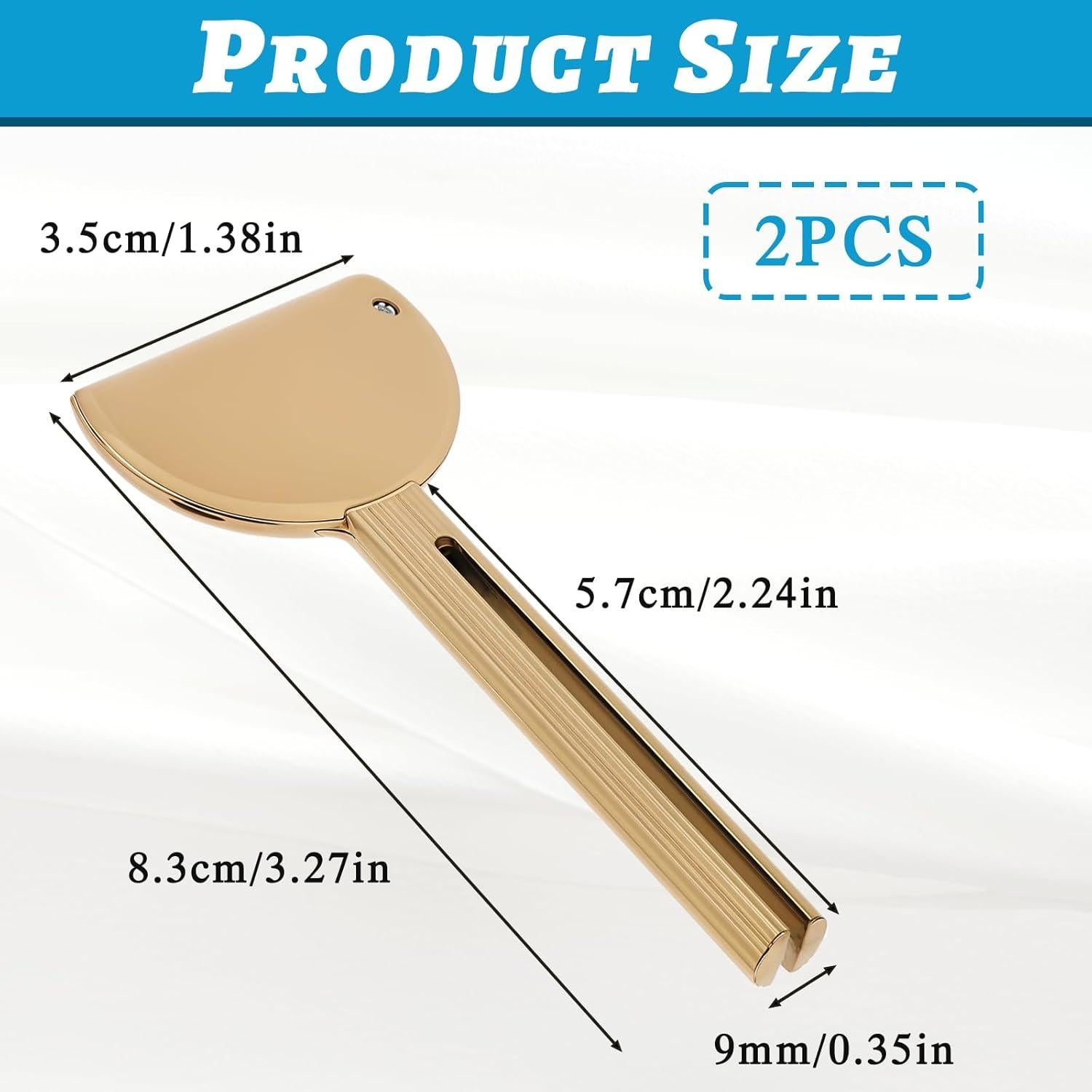 Exprimidor de Tubo de Acero Inoxidable Aphumedc - 2 Pcs