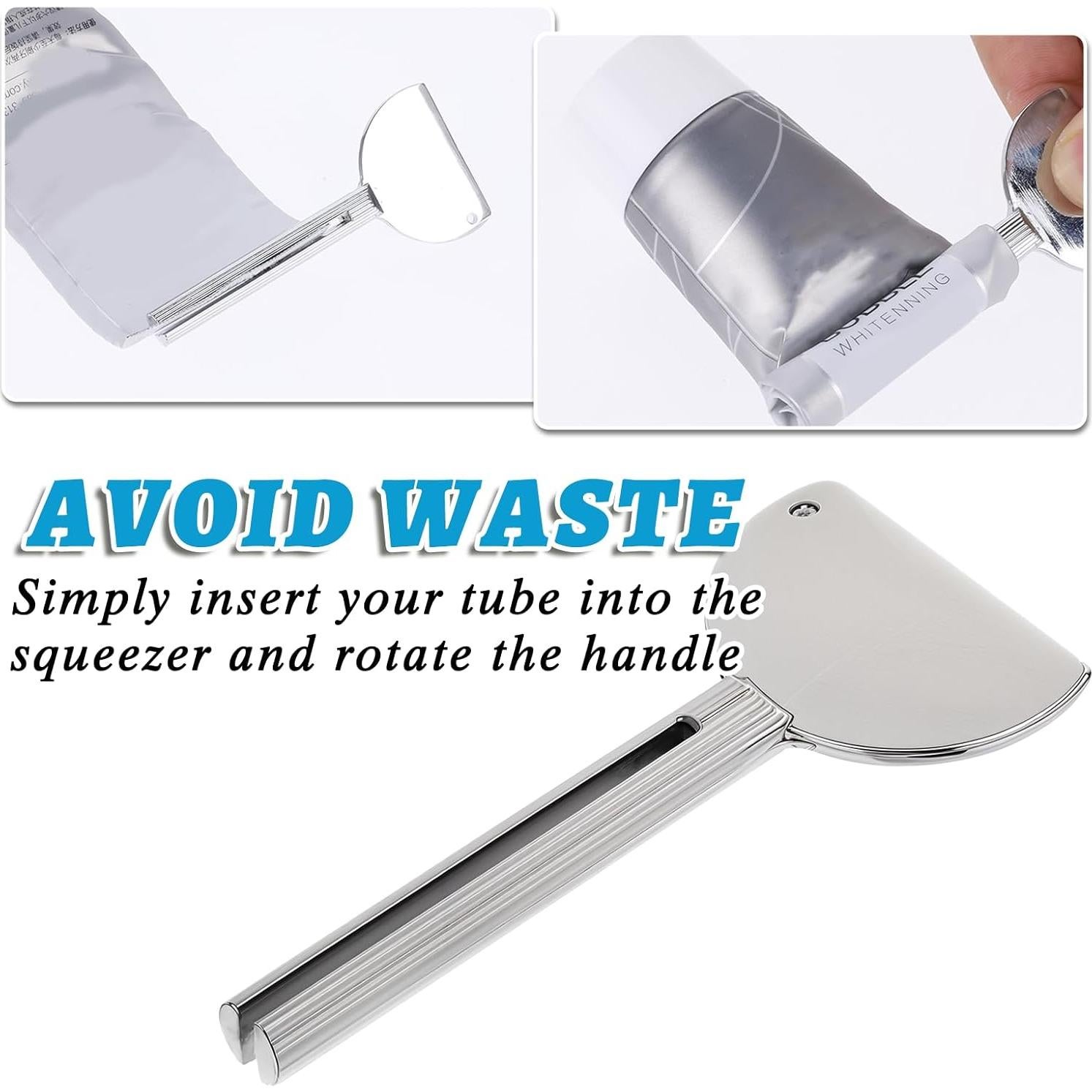 Exprimidor de Tubo de Acero Inoxidable Aphumedc - 2 Pcs