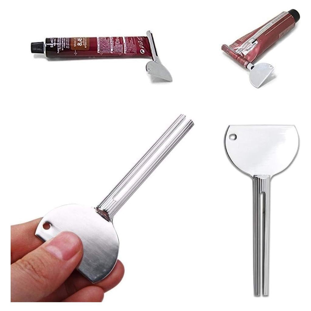 Juego de 2 Exprimidores de Tubos de Acero Inoxidable Tustao