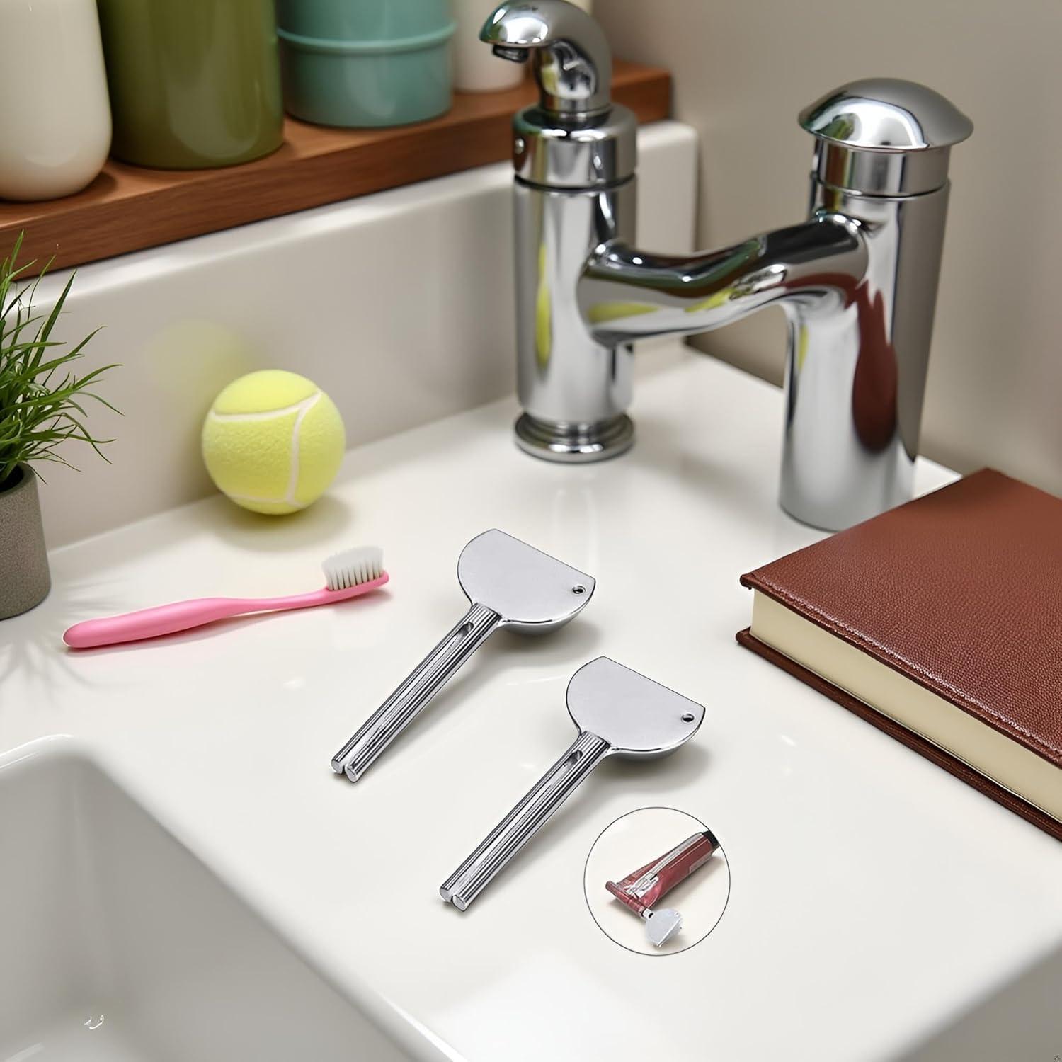 Juego de 2 Exprimidores de Tubos de Acero Inoxidable Tustao