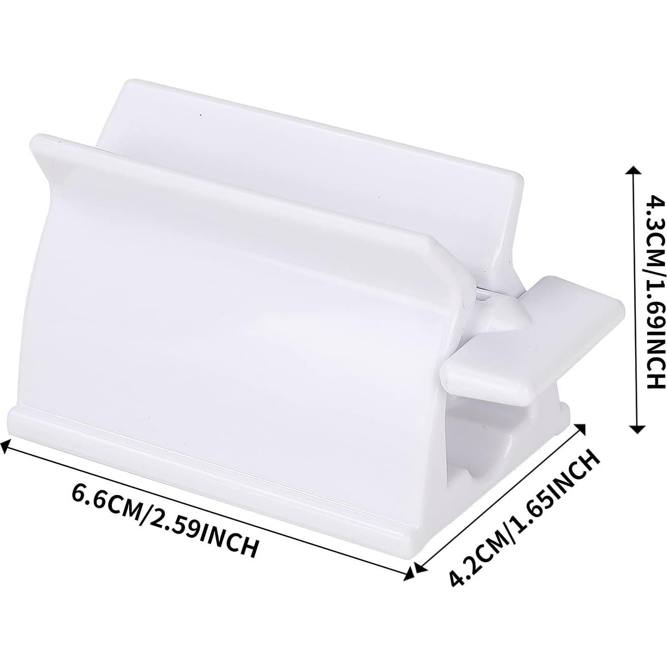 Soporte dispensador de pasta de dientes LONGFITE, 2 unidades