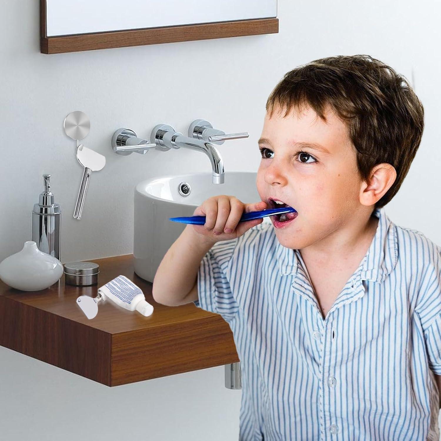 Exprimidores de Tubos de Acero Inoxidable HIQU - 3 Pcs