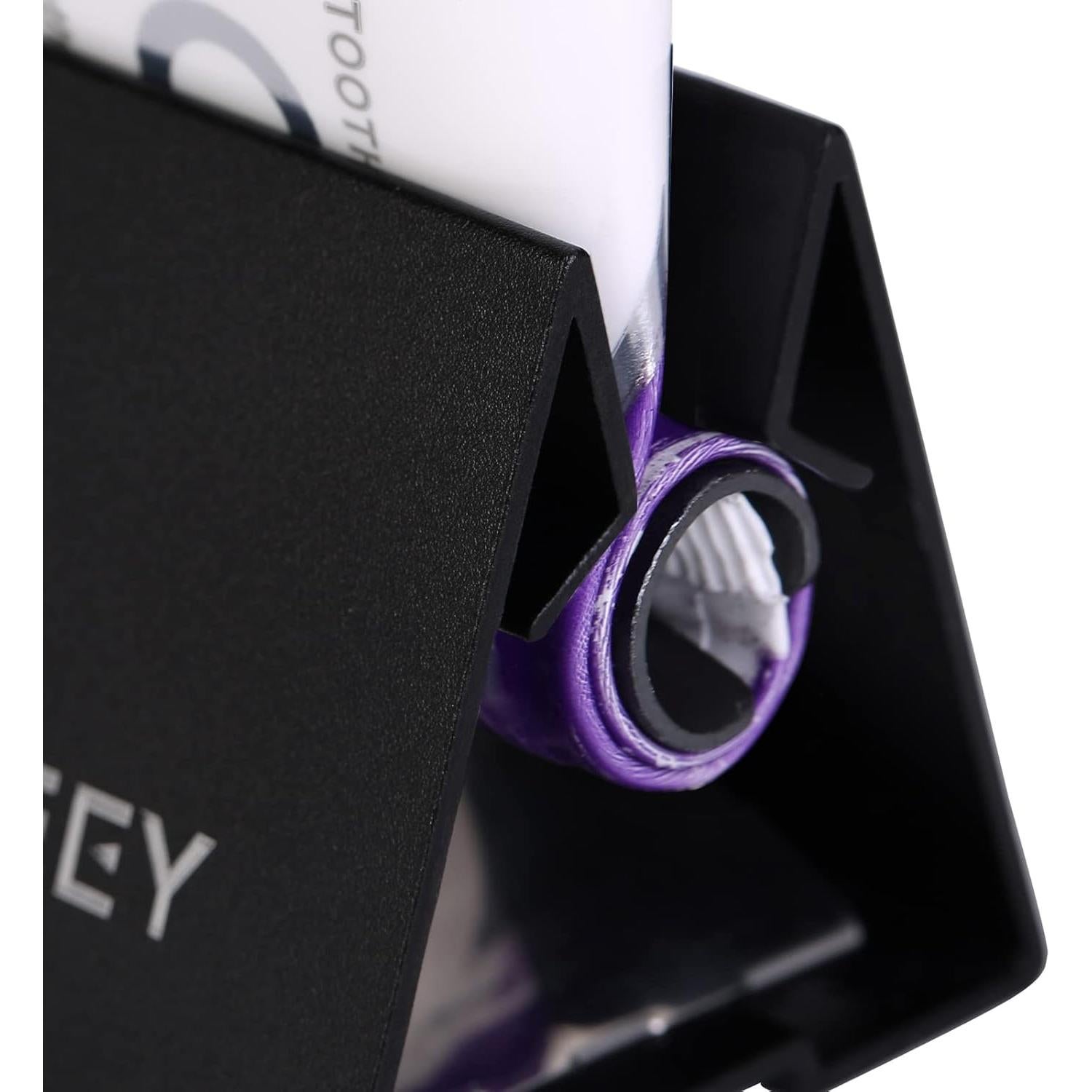 Exprimidor de Tubos de Pasta de Dientes XYKEEY - Juego de 2 Soportes de Metal