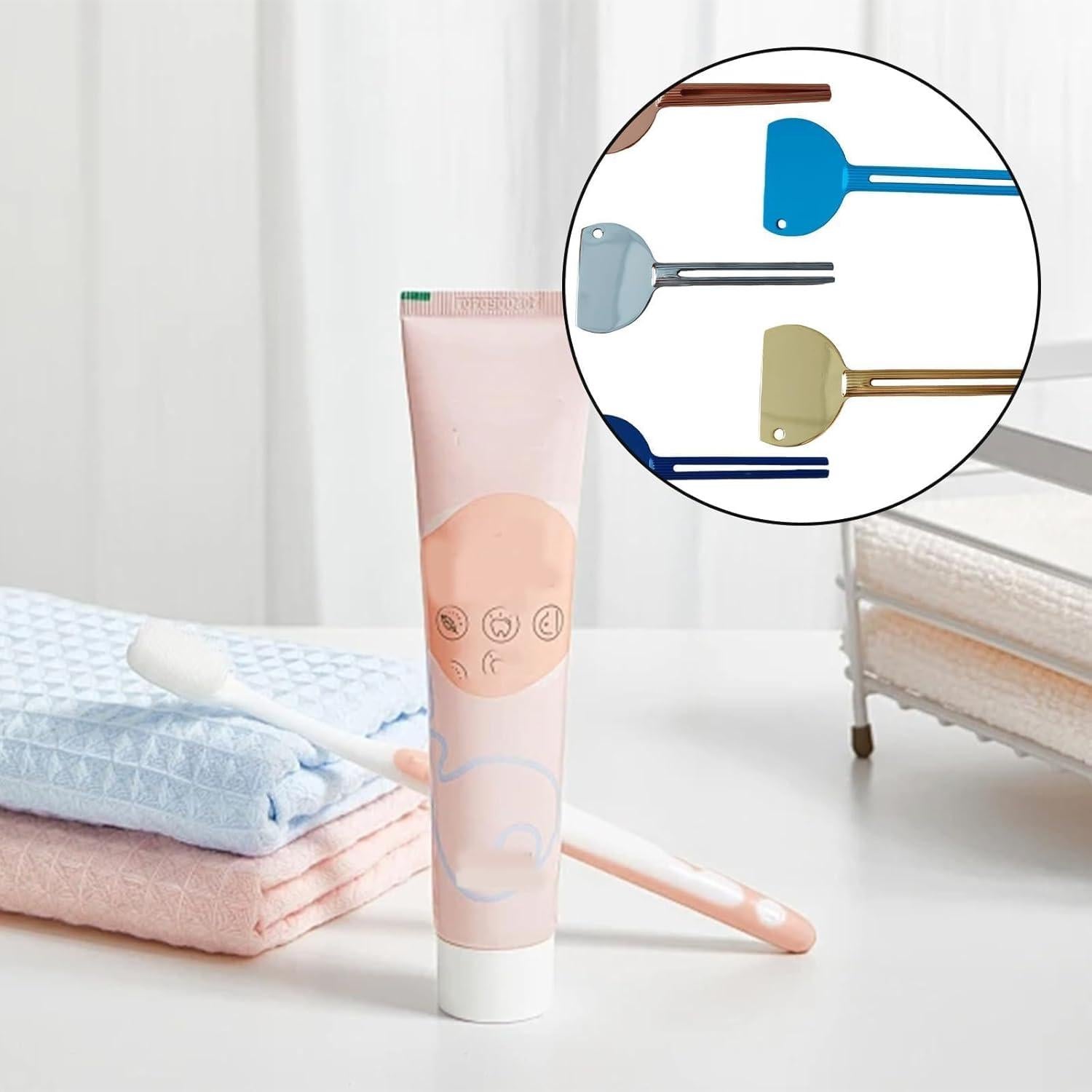 Exprimidor de Tubos de Acero Inoxidable Ainiveiya - 5 Piezas