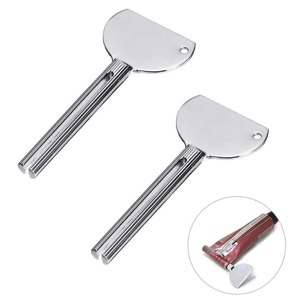 2 Llaves Exprimidor de Tubos Acero Inoxidable Jowxsx 12.7 cm