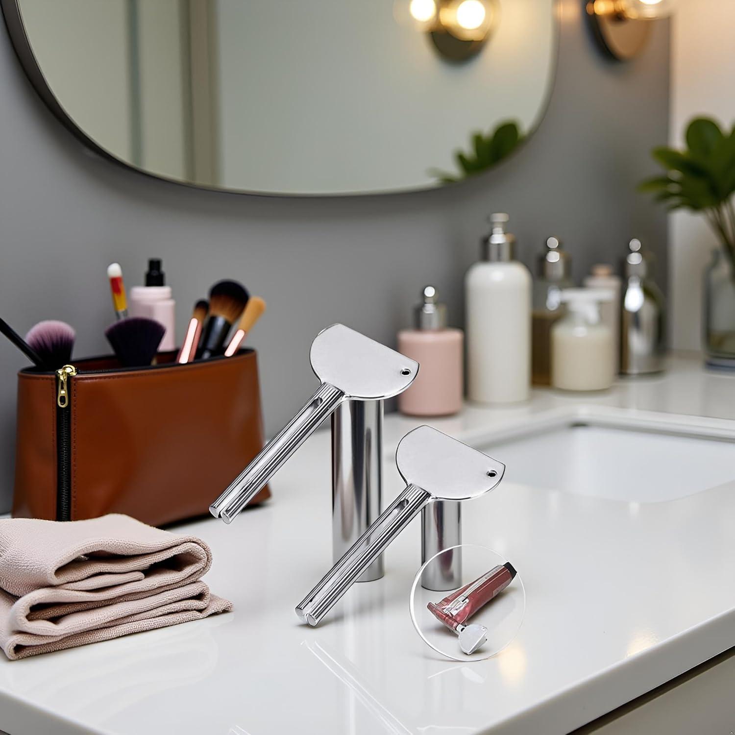 2 Llaves Exprimidor de Tubos Acero Inoxidable Jowxsx 12.7 cm