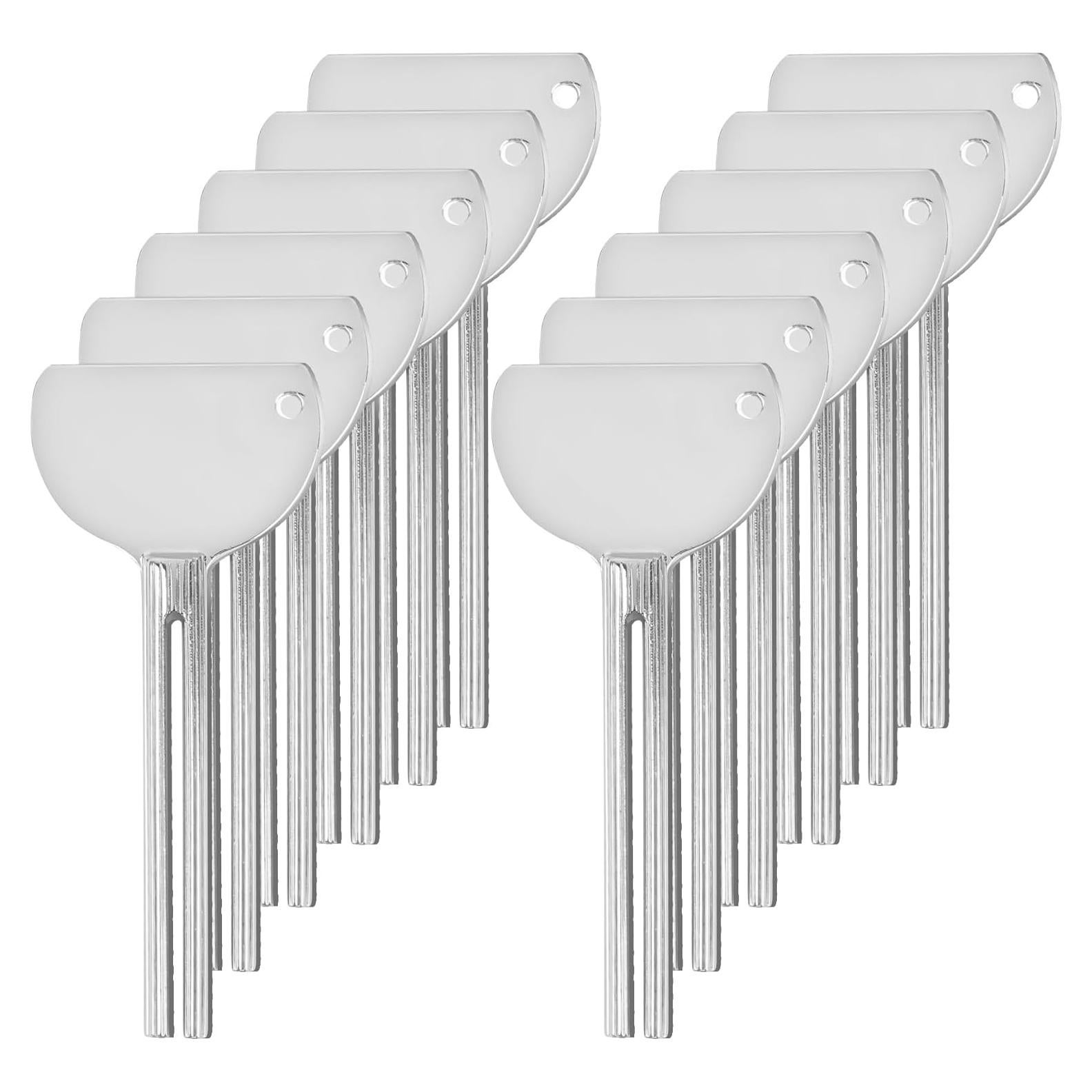 Paquete de 12 Llaves de Acero Inoxidable AUEAR para Tubos