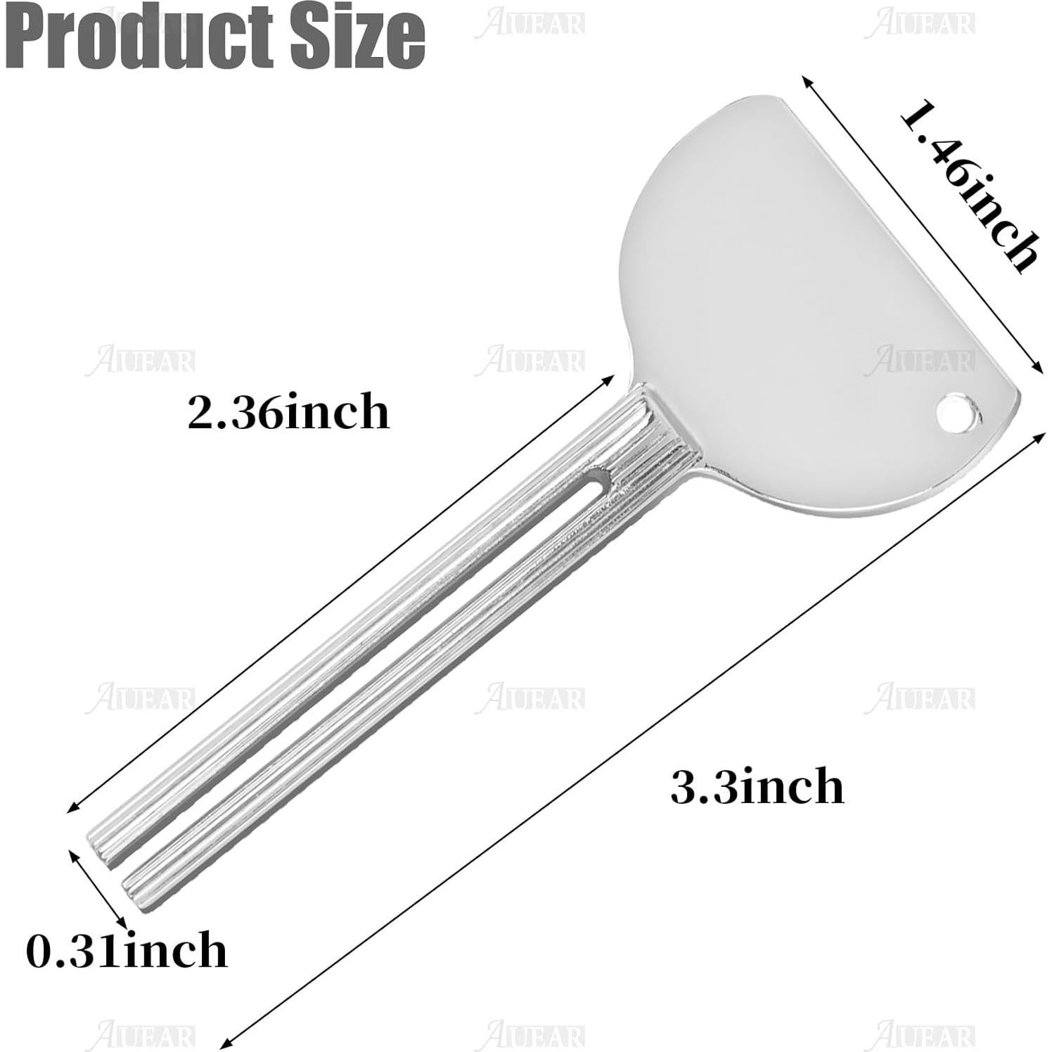 Paquete de 12 Llaves de Acero Inoxidable AUEAR para Tubos