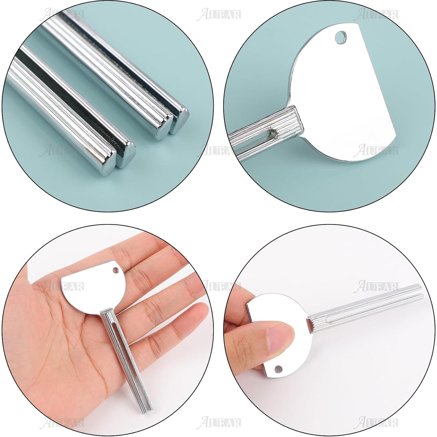 Paquete de 12 Llaves de Acero Inoxidable AUEAR para Tubos