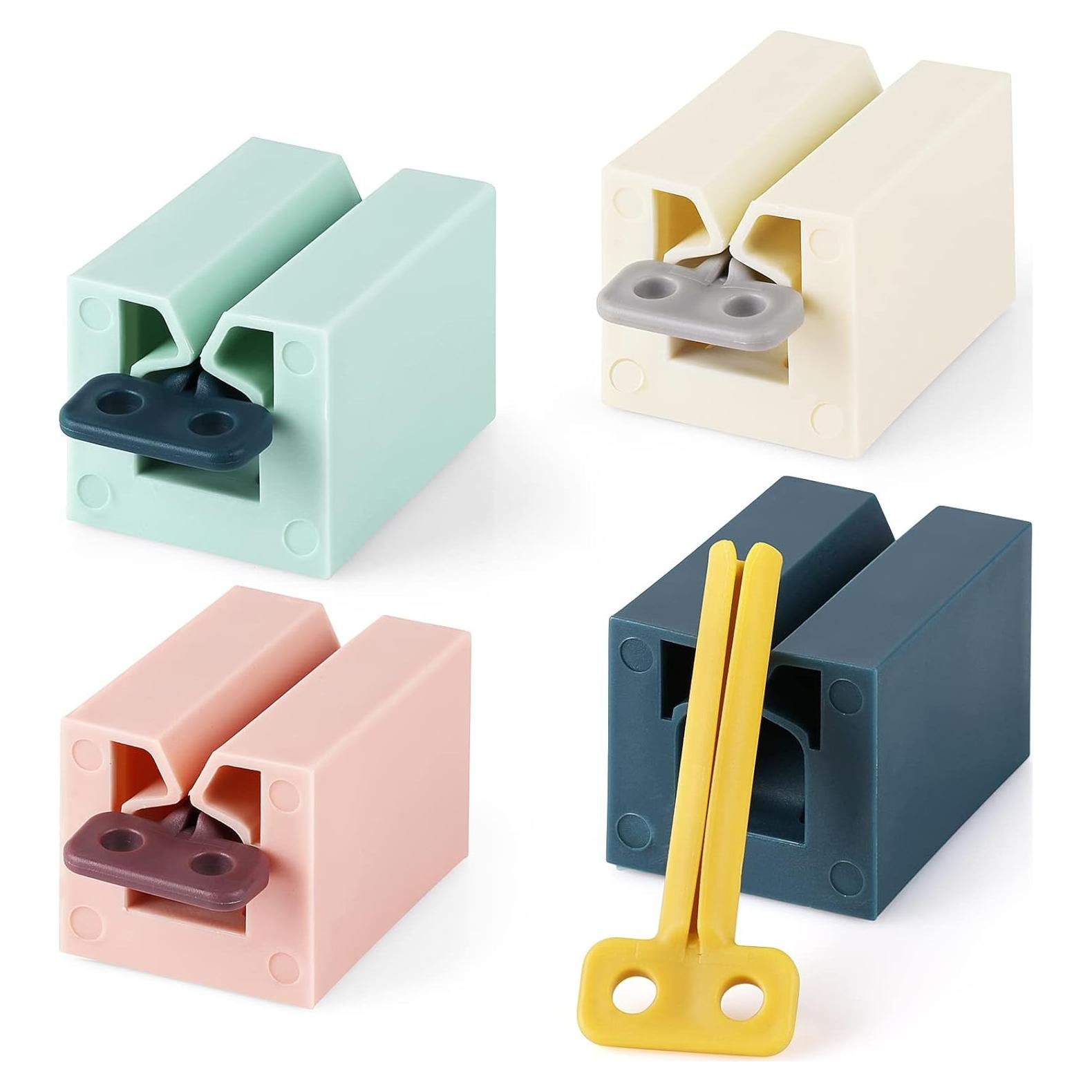 Juego de 4 Exprimidores de Pasta de Dientes Waenerec