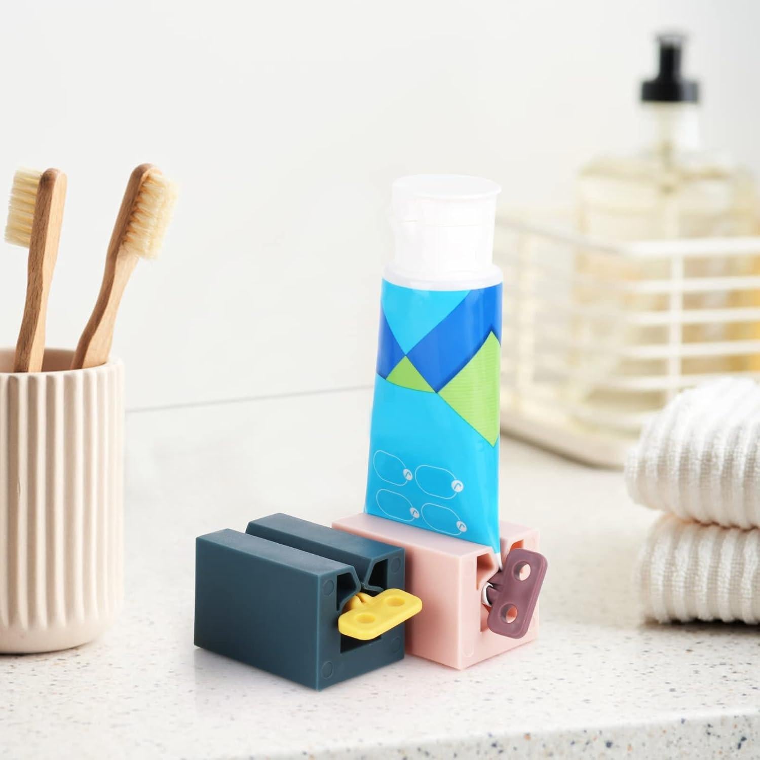 Juego de 4 Exprimidores de Pasta de Dientes Waenerec