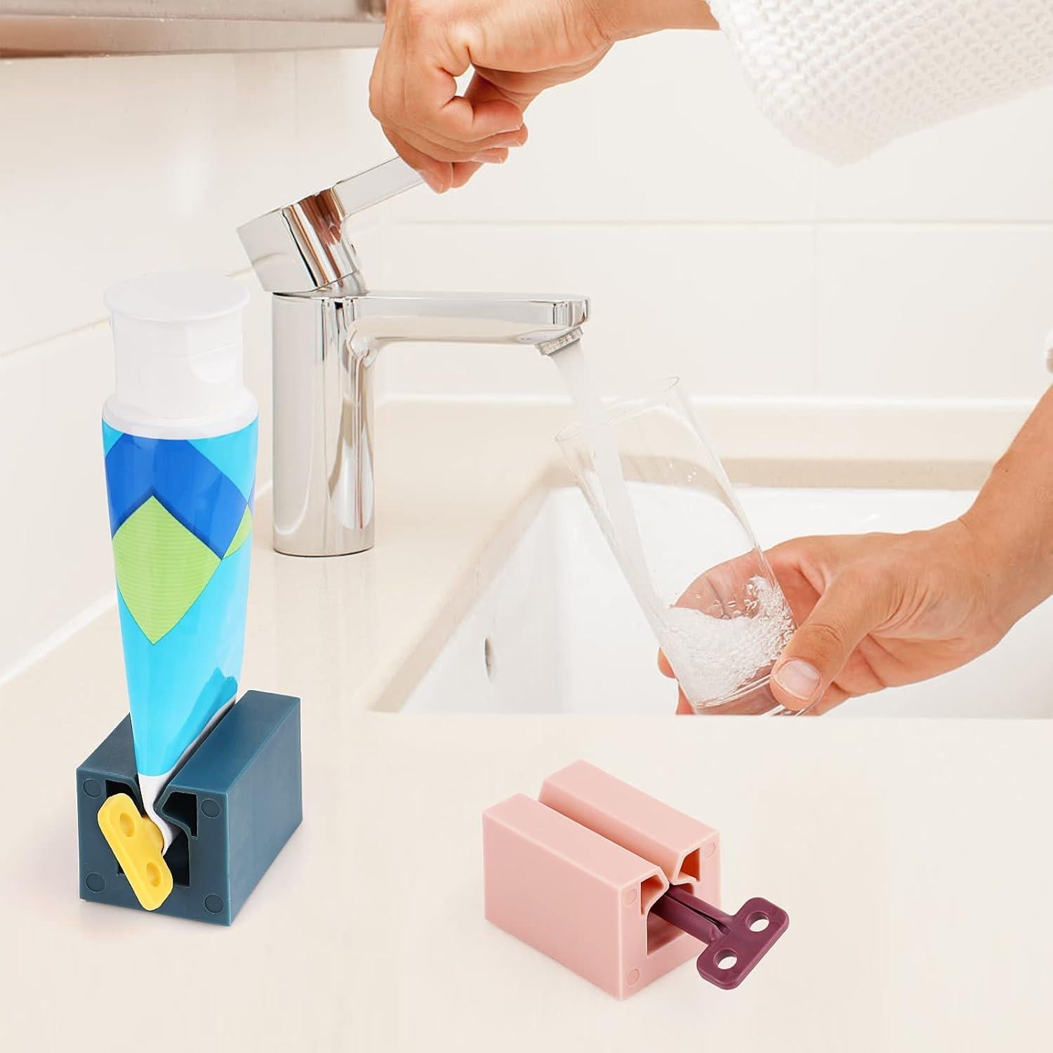 Juego de 4 Exprimidores de Pasta de Dientes Waenerec