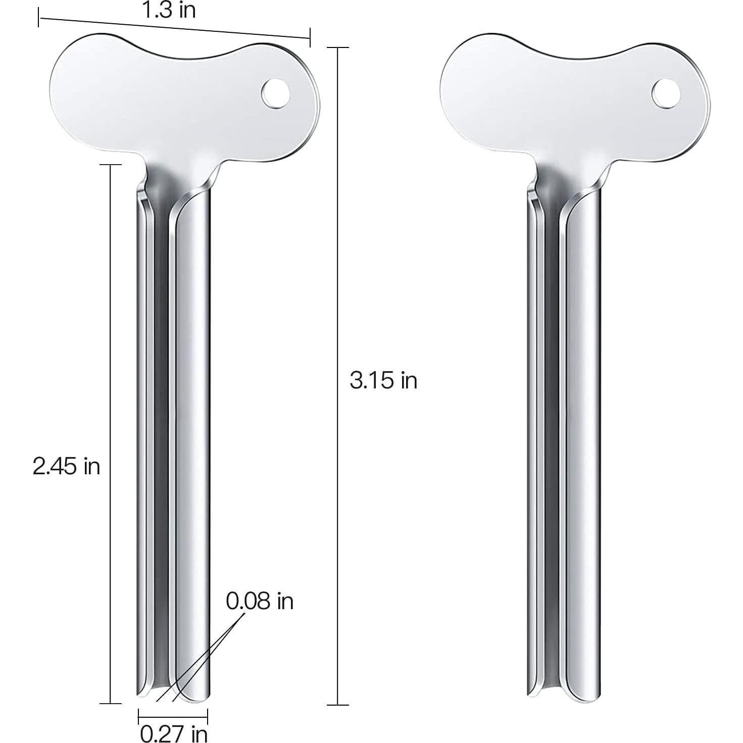 Set de 2 Llaves Exprimidoras de Acero Inoxidable Jowxsx