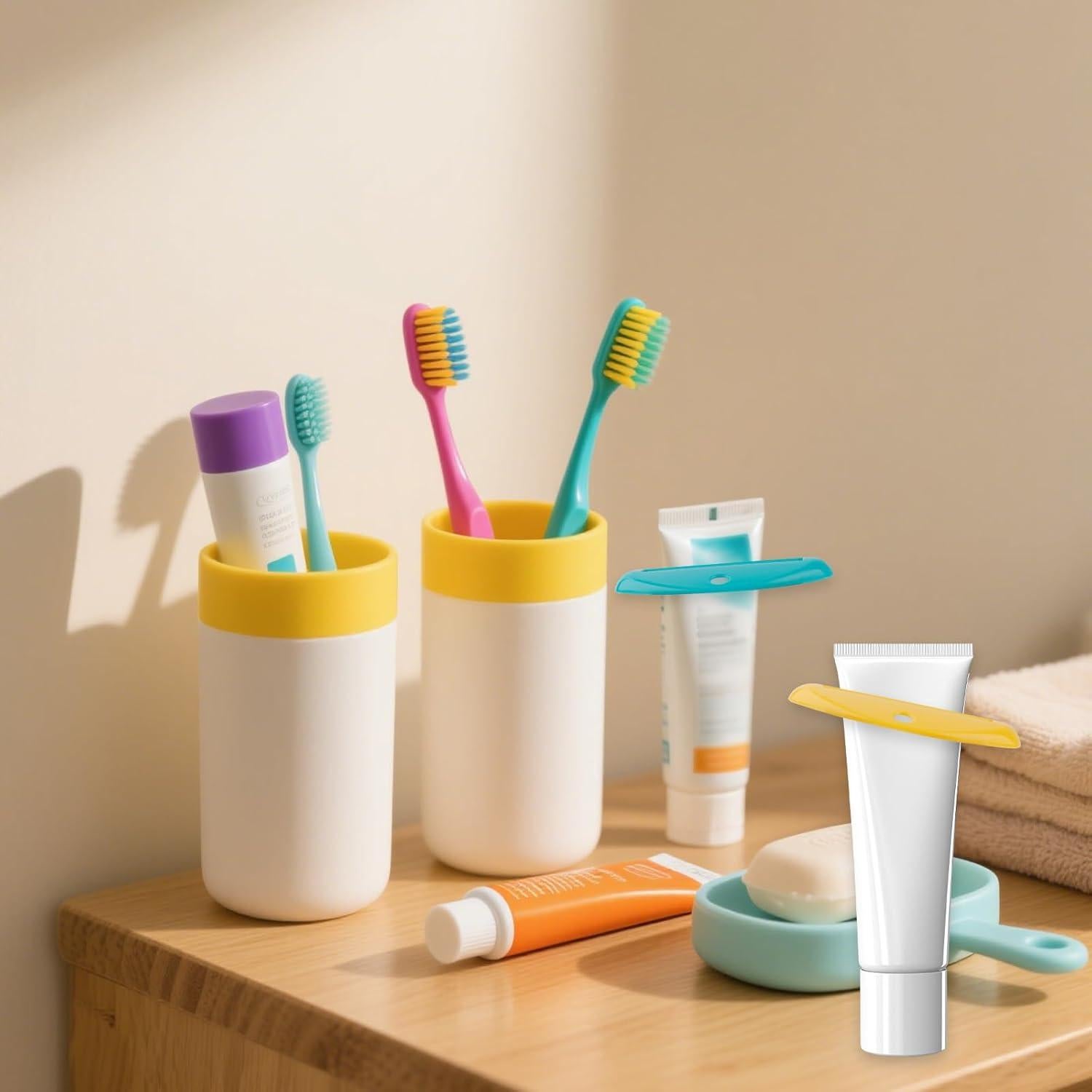 Exprimidor de Pasta de Dientes BOXOB 8 Piezas Plástico Reutilizable