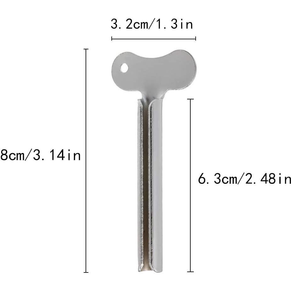 Exprimidores de Tubos de Acero Inoxidable DonLeeving 10 Pcs