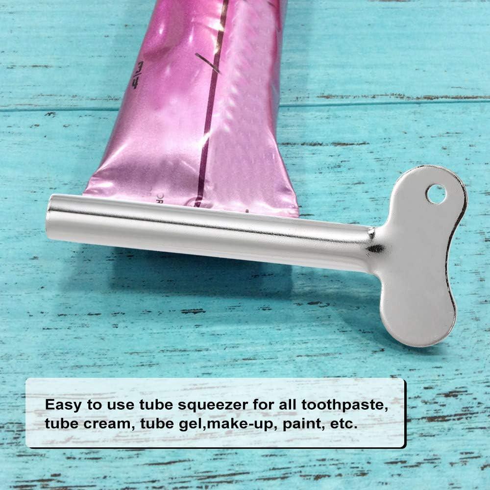 Exprimidores de Tubos de Acero Inoxidable DonLeeving 10 Pcs