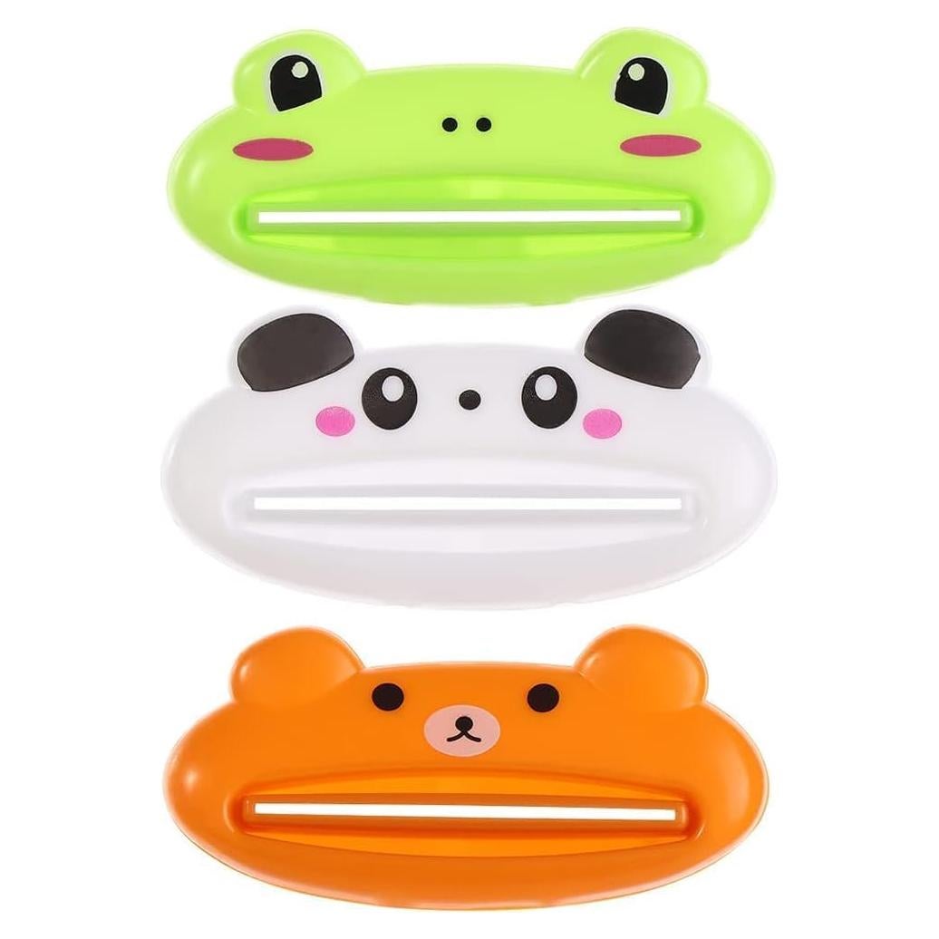Juego de 3 exprimidores de pasta de dientes animalitos PurYupearl