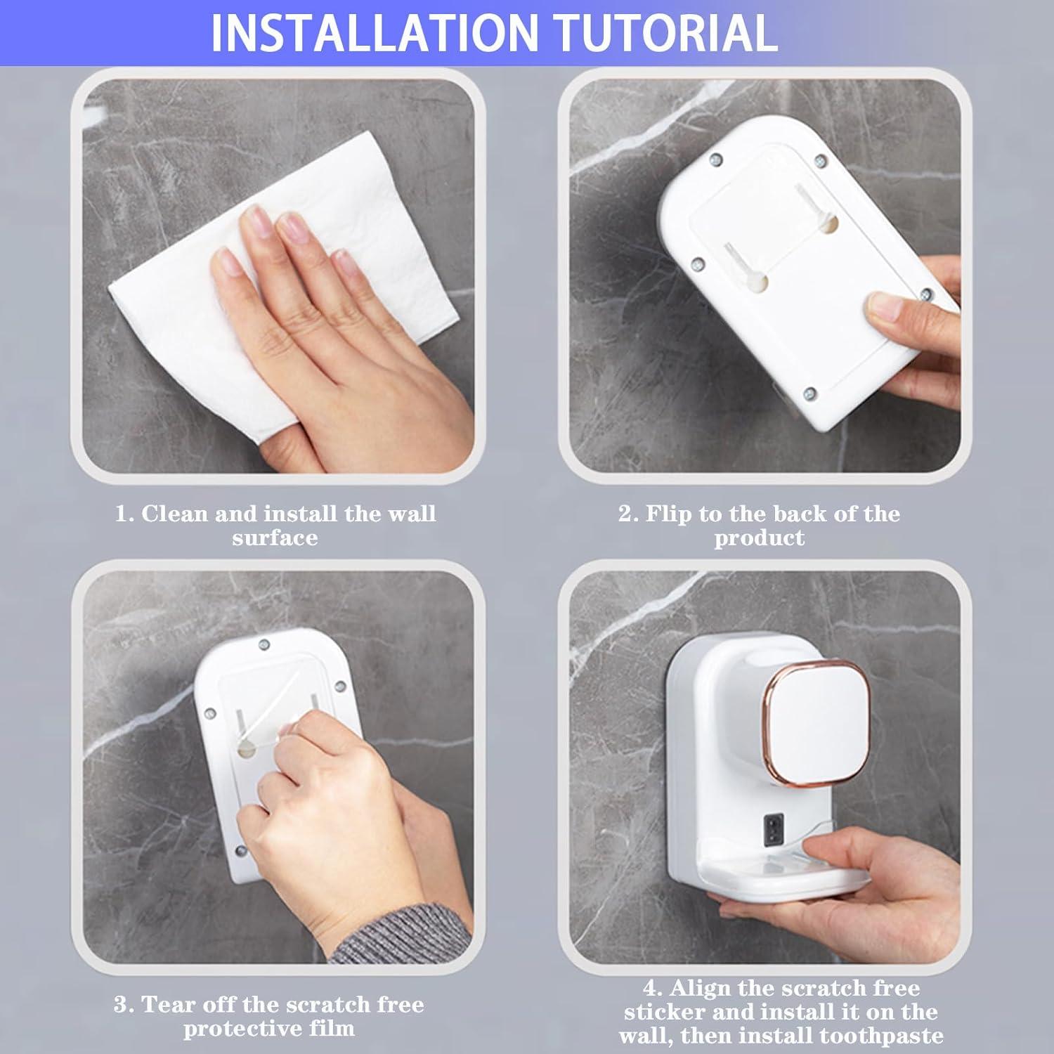 Dispensador Automático de Pasta de Dientes Wekity Blanco