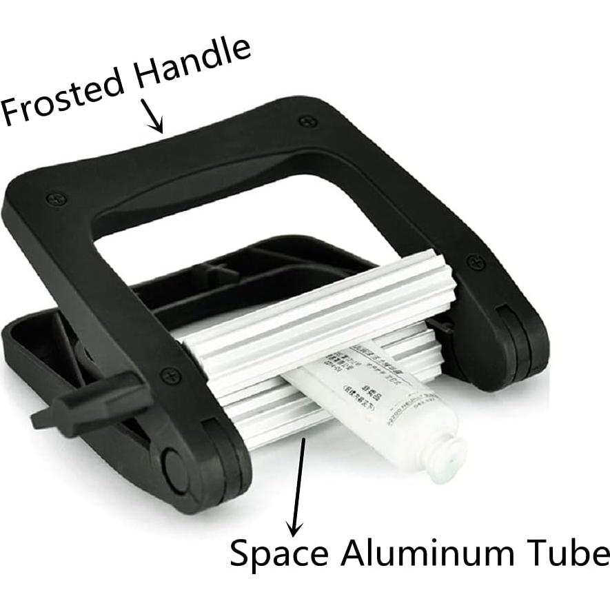 Exprimidor de Tubos NHSUNRAY Negro Mate, Acero Inoxidable