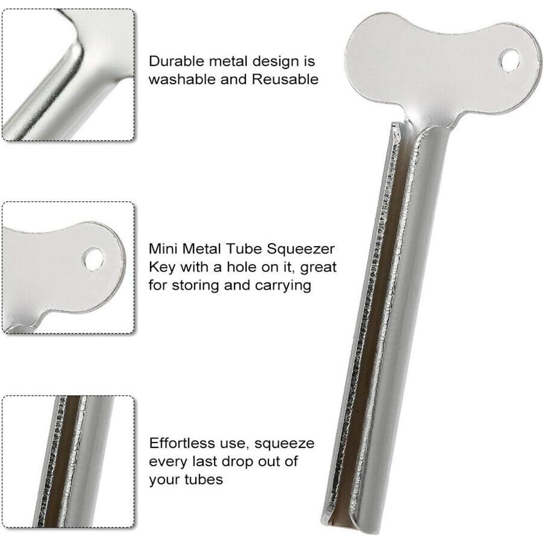 Exprimidor de Tubo de Pasta de Dientes UpTuoLi - 3 Piezas Metal Inoxidable