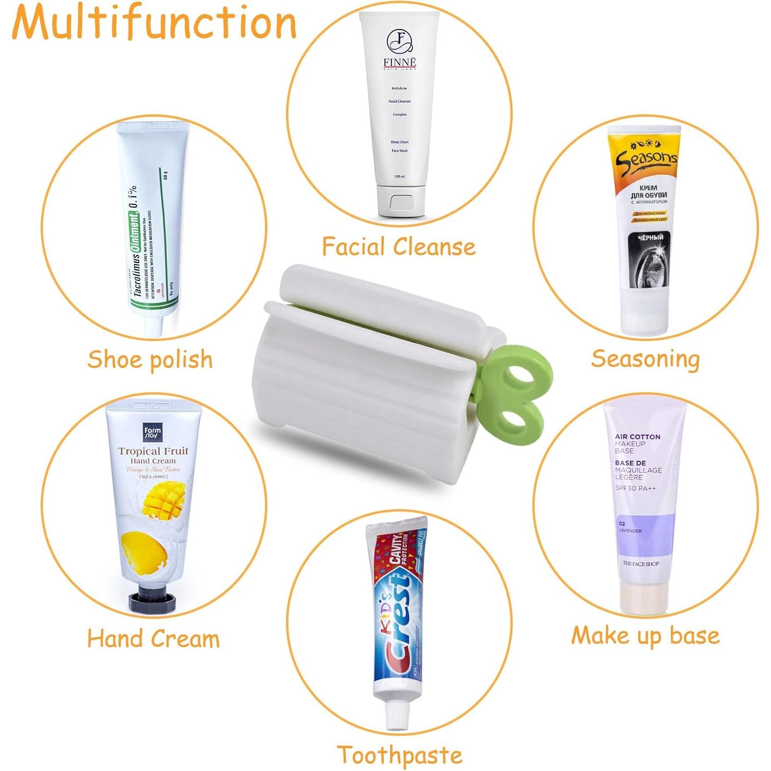 Exprimidor de Pasta de Dientes Zoyiancy 3 Piezas con Tapa Silicona