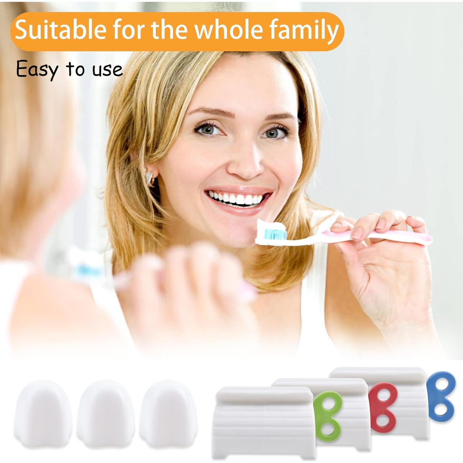 Exprimidor de Pasta de Dientes Zoyiancy 3 Piezas con Tapa Silicona