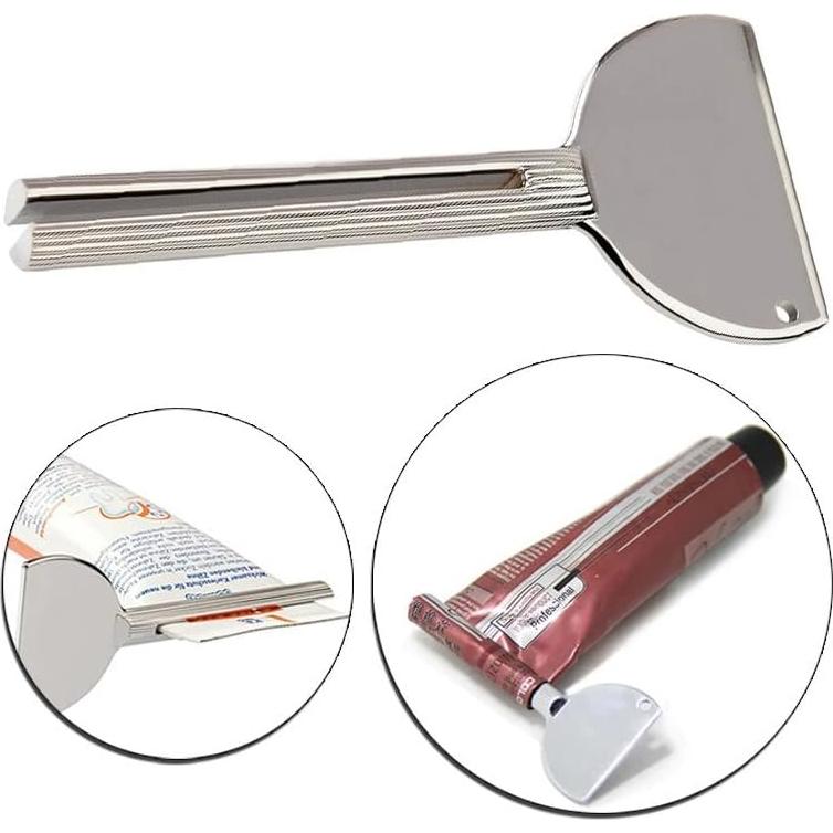 Exprimidor de Tubos de Acero Inoxidable Juroicessry - 2 Pcs