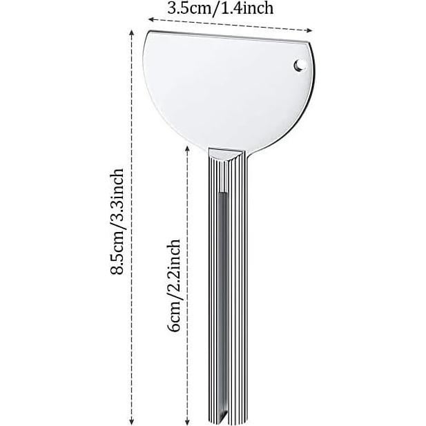 Exprimidor de Tubos de Acero Inoxidable Juroicessry - 2 Pcs