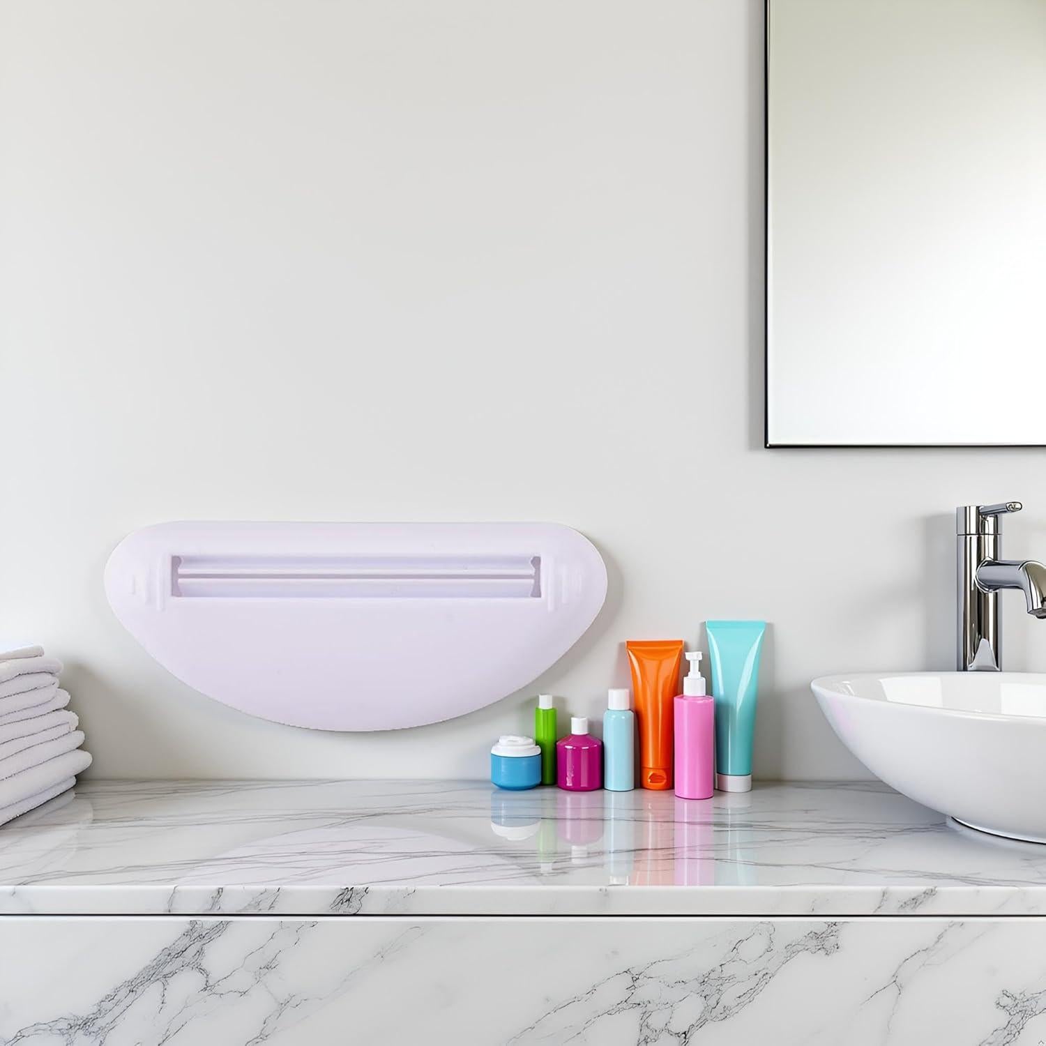 Dispensador de Pasta de Dientes Jowxsx Blanco Compacto