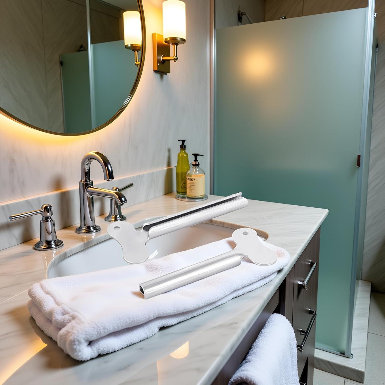 Set 2 Llaves Exprimidoras de Tubo Zhuluck Metal Plateado