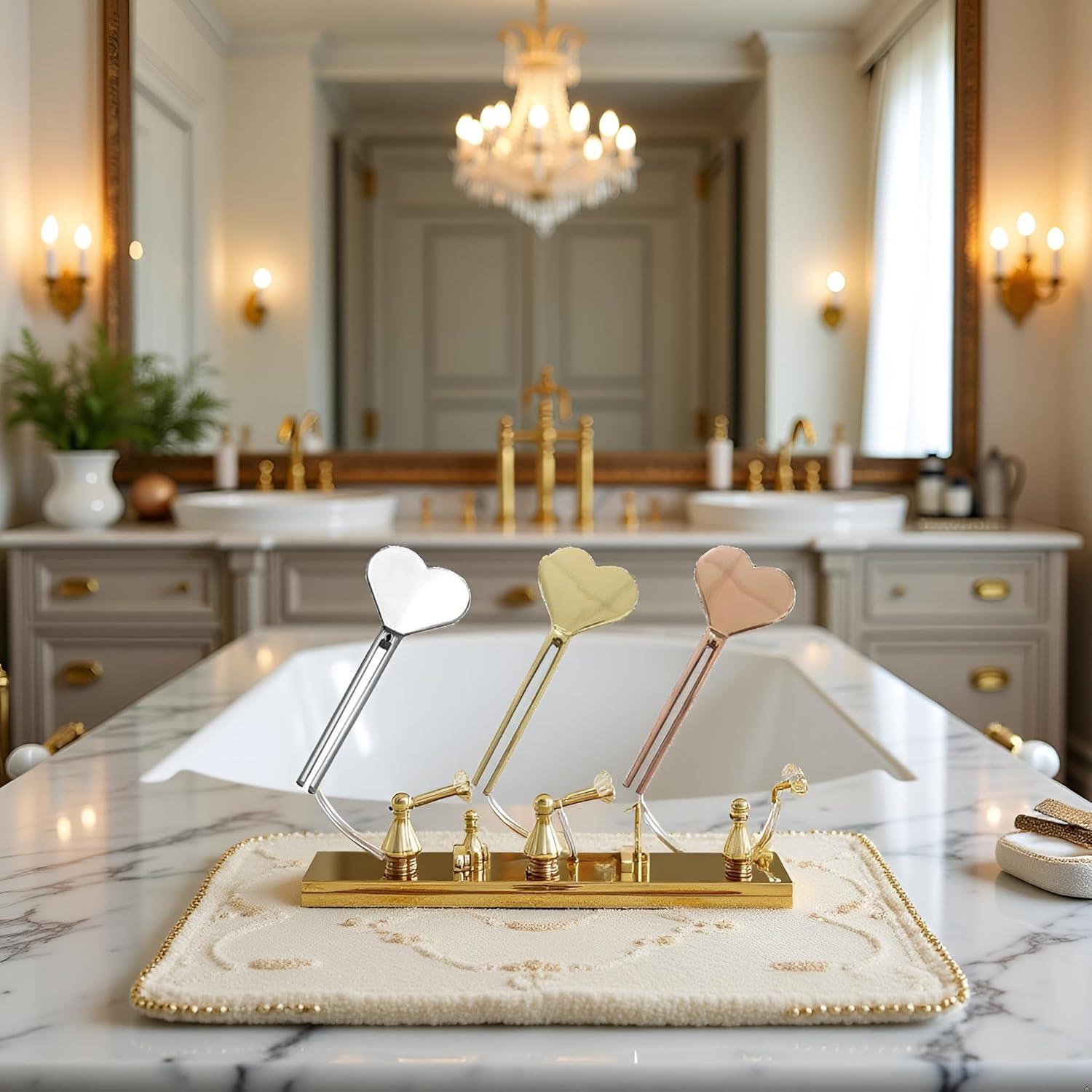 Juego de 3 exprimidores de tubos de acero inoxidable Galepromot