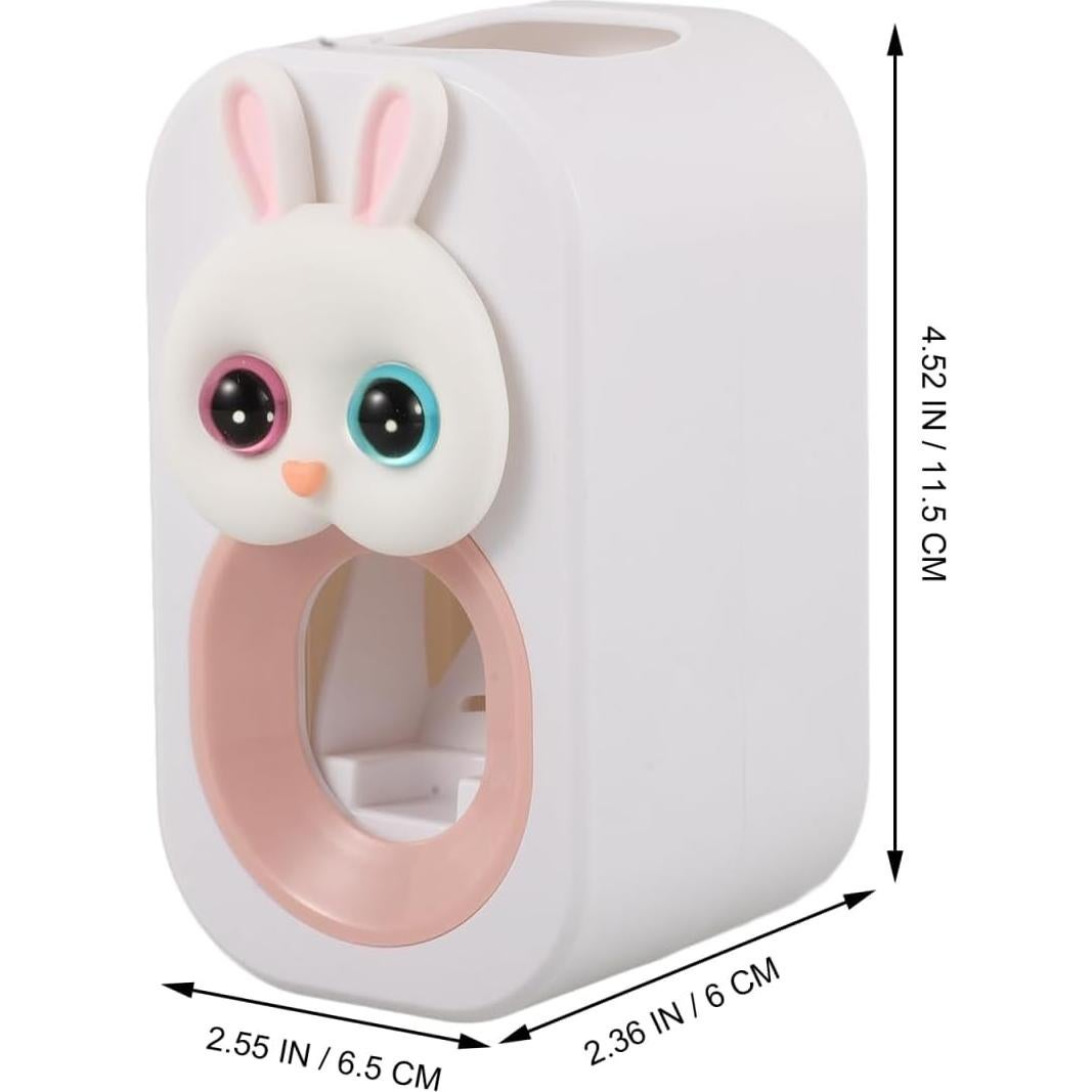 Dispensador Automático de Pasta de Dientes FOMIYES Rosa Pared