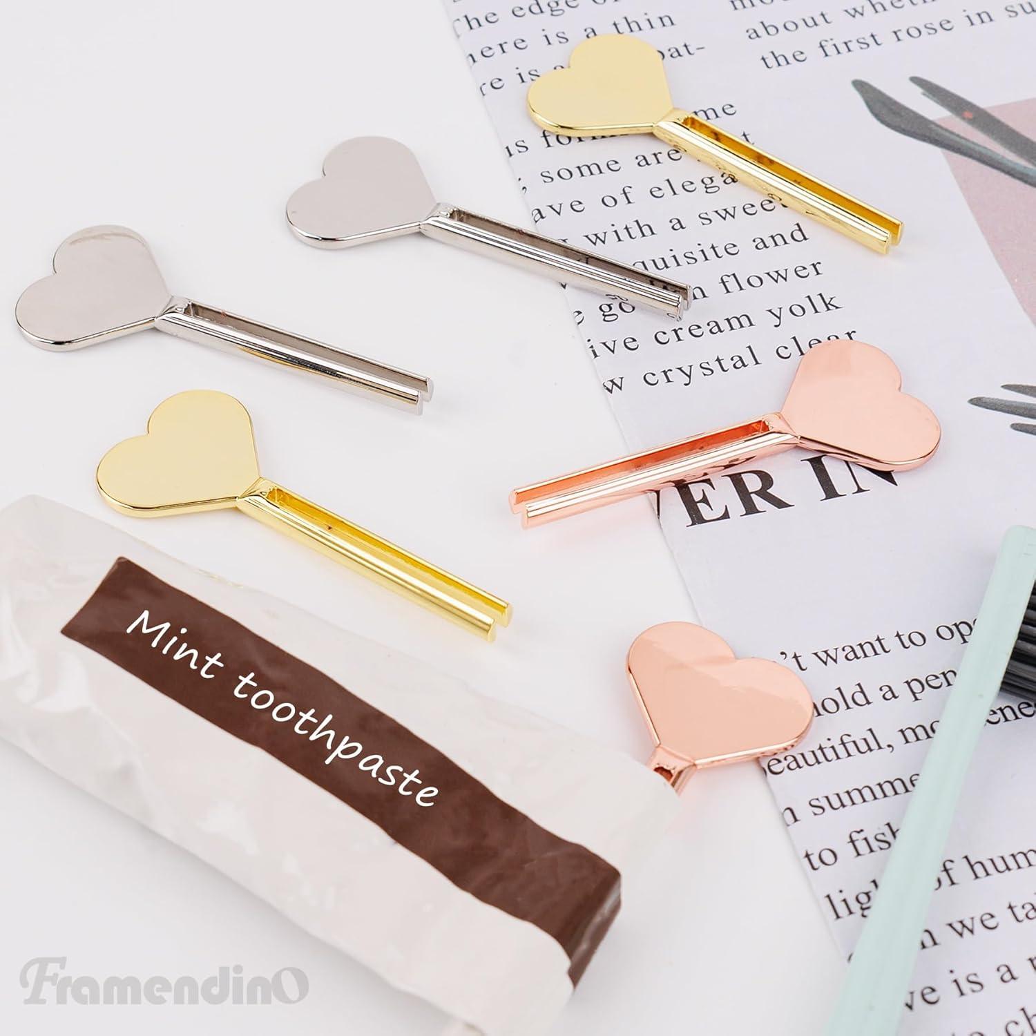 Exprimidores de Pasta de Dientes Framendino 6 Paquete 11.99x8cm