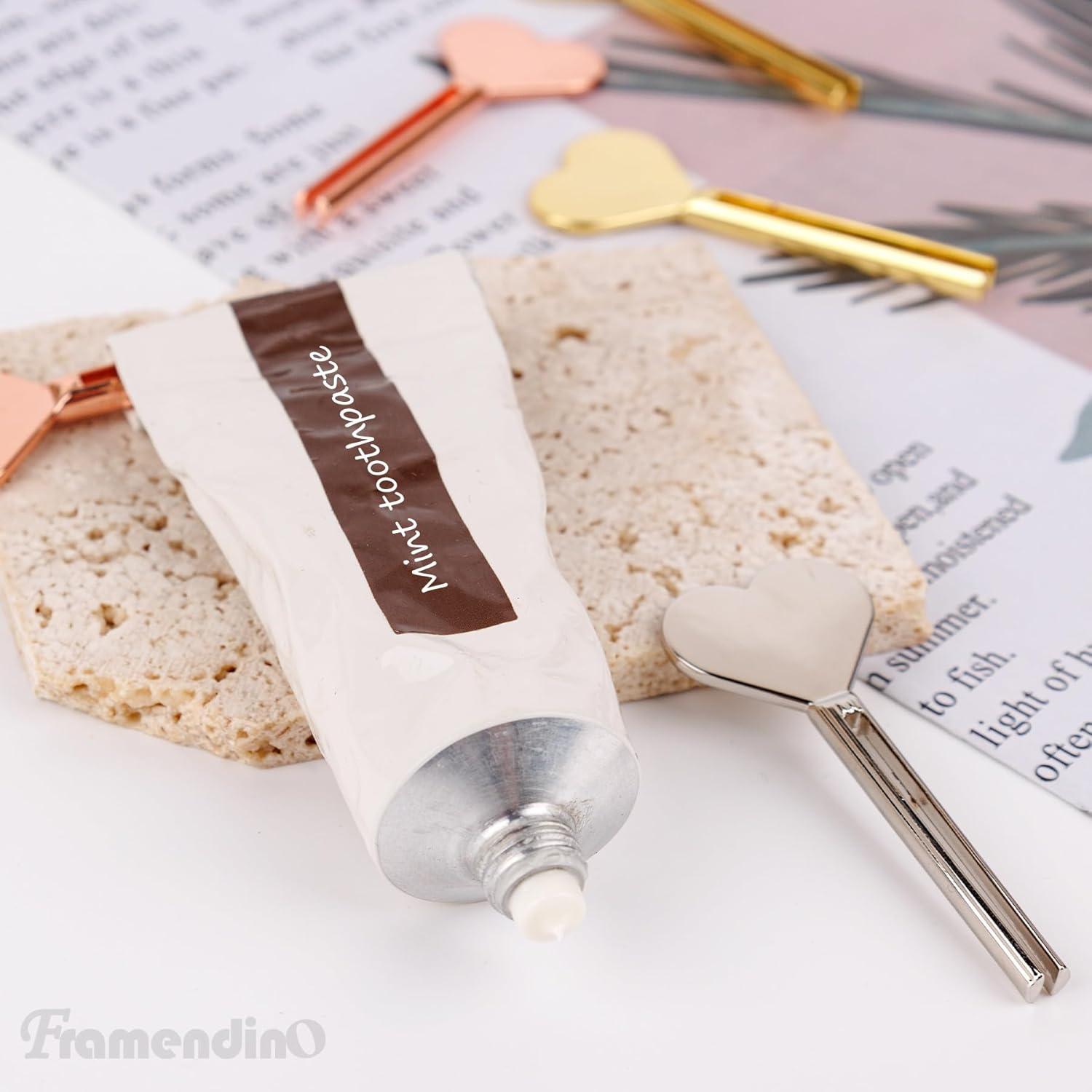 Exprimidores de Pasta de Dientes Framendino 6 Paquete 11.99x8cm