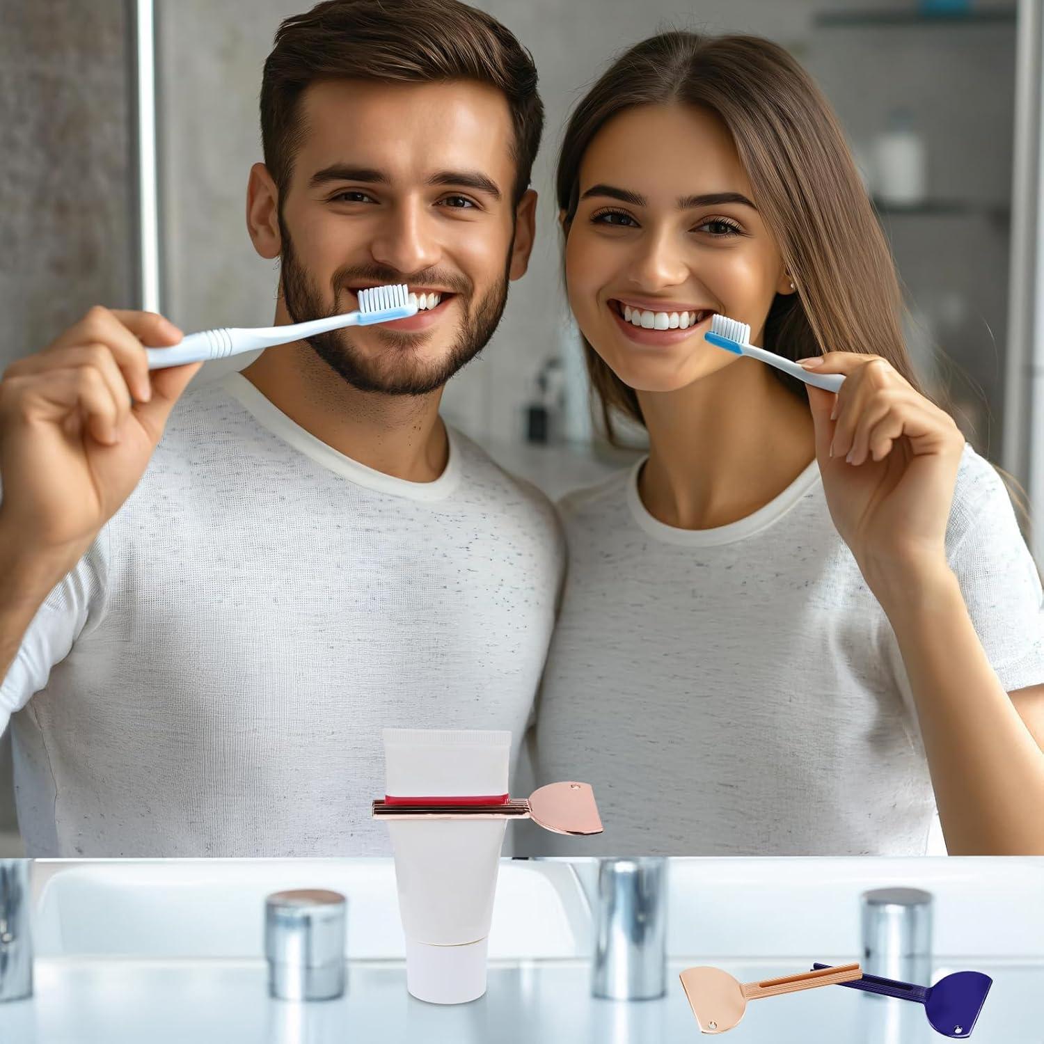 Exprimidor de Pasta de Dientes ElevateTech - 4 Piezas Colores Variados