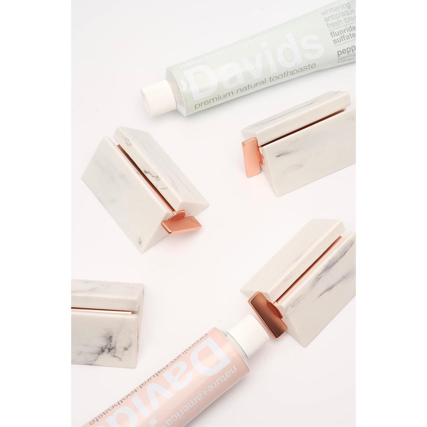 Dispensador de Tubos de Pasta de Dientes 74&Sunny de Mármol