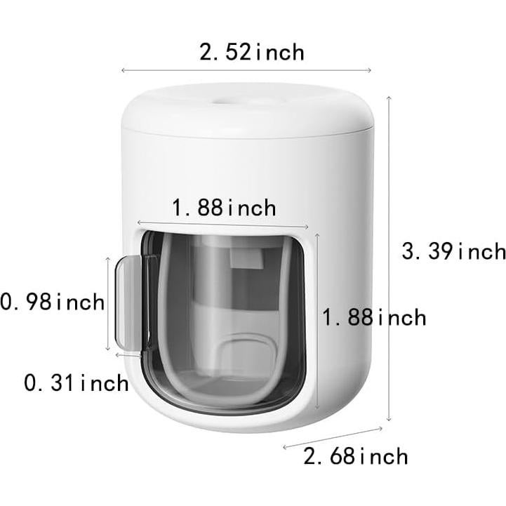 Dispensador Automático de Pasta de Dientes So Nice Blanco